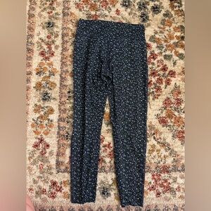 Abercrombie & Fitch Navy Floral leggings